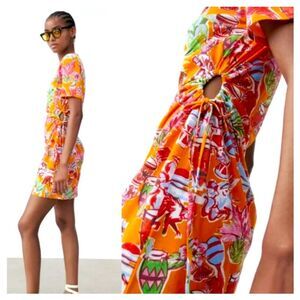 Zara Tropical dress size small
